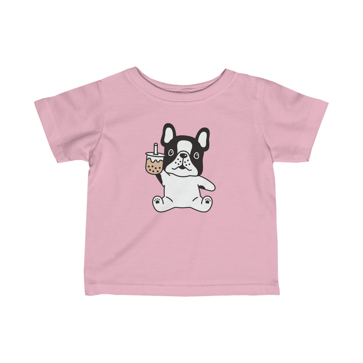First Year of Frenchie Lover Infant Fine Jersey Tee