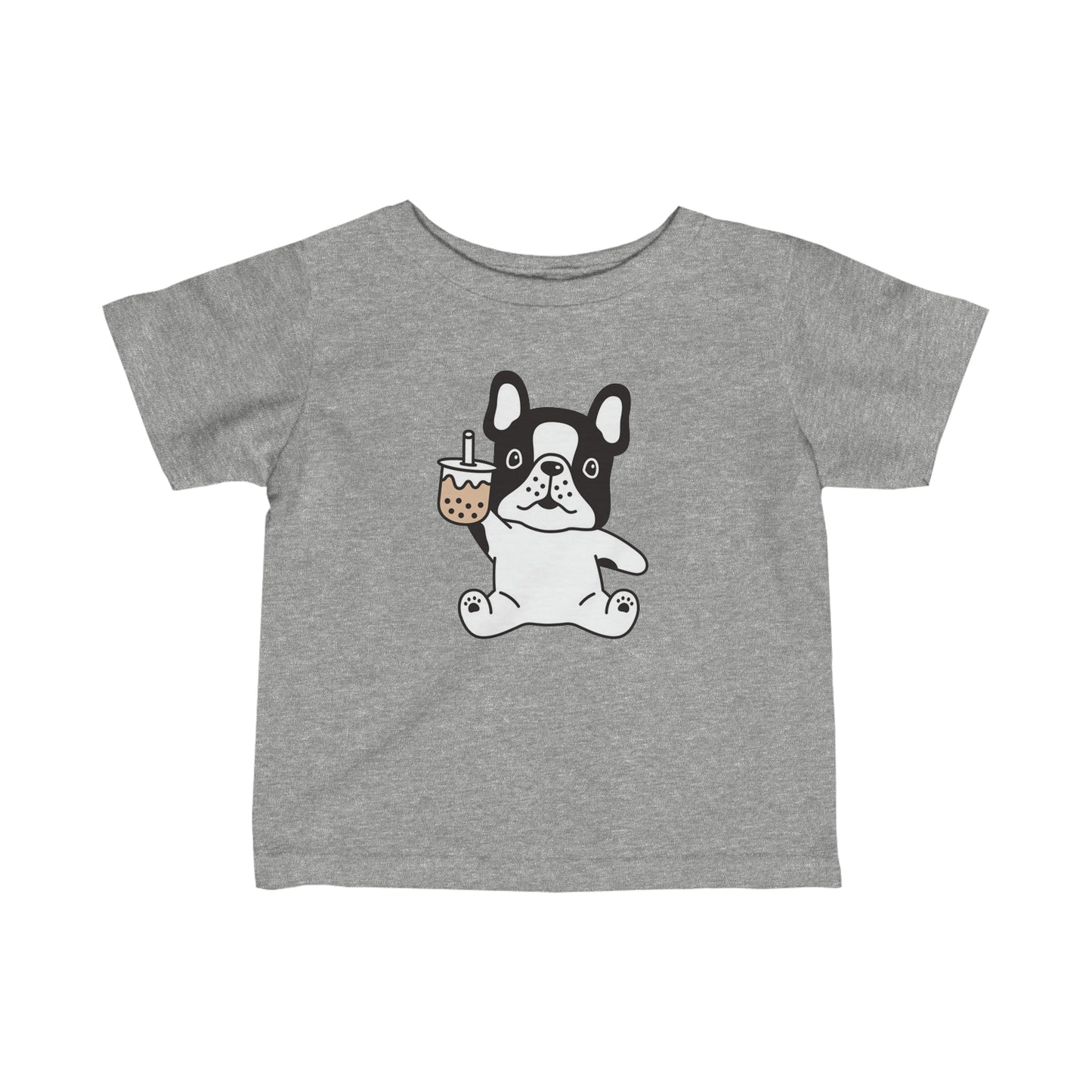 First Year of Frenchie Lover Infant Fine Jersey Tee