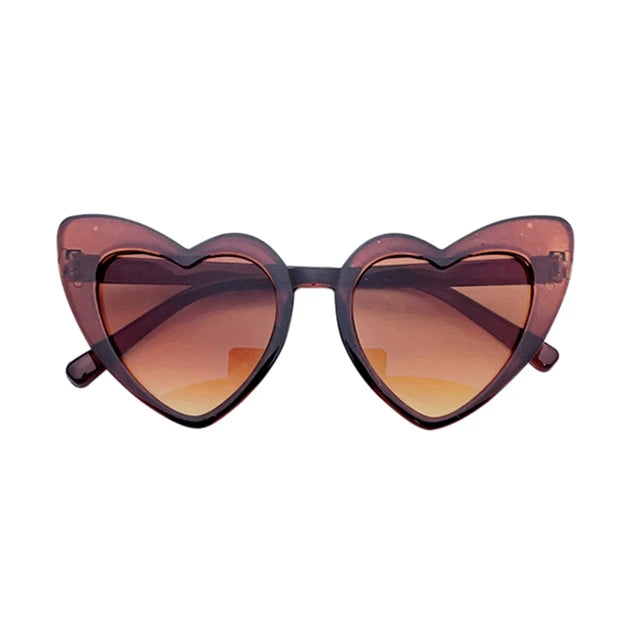 Kids Fashion Heart Design Sunglasses Toddler Baby Girls Boy Children Outdoor Anti-Uv Sun Glasses Photography Accessories