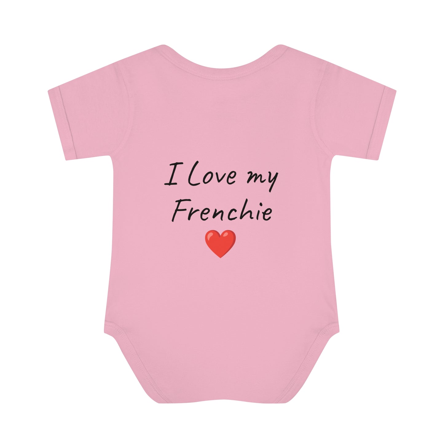 Frenchie lover Infant Baby Rib Bodysuit