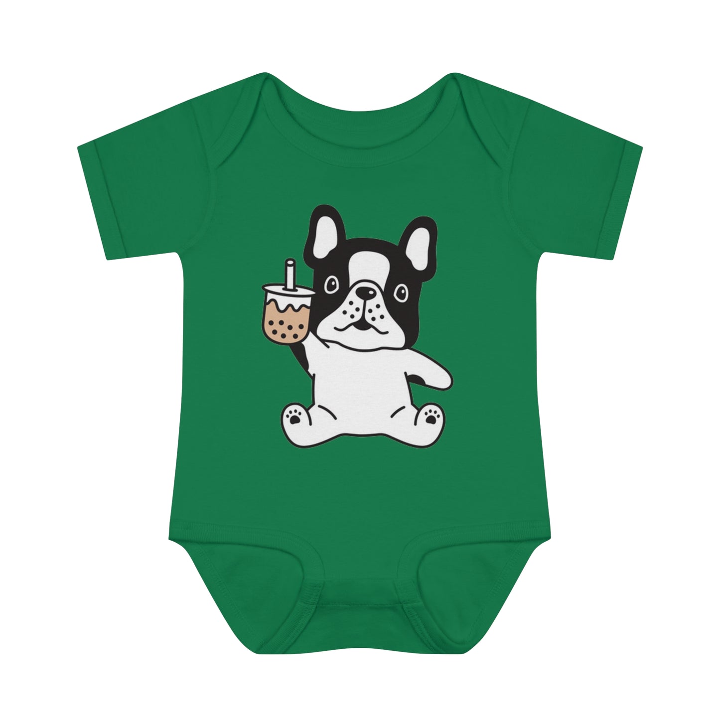 First Year of Frenchie Lover Infant Baby Rib Bodysuit