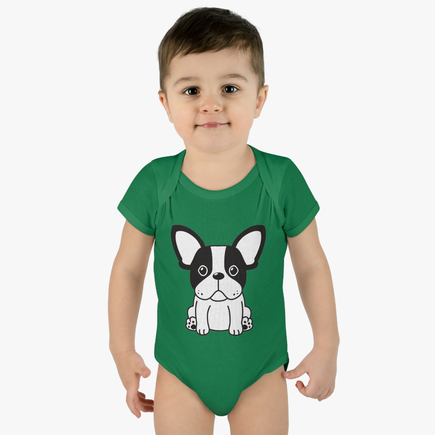 Frenchie lover Infant Baby Rib Bodysuit