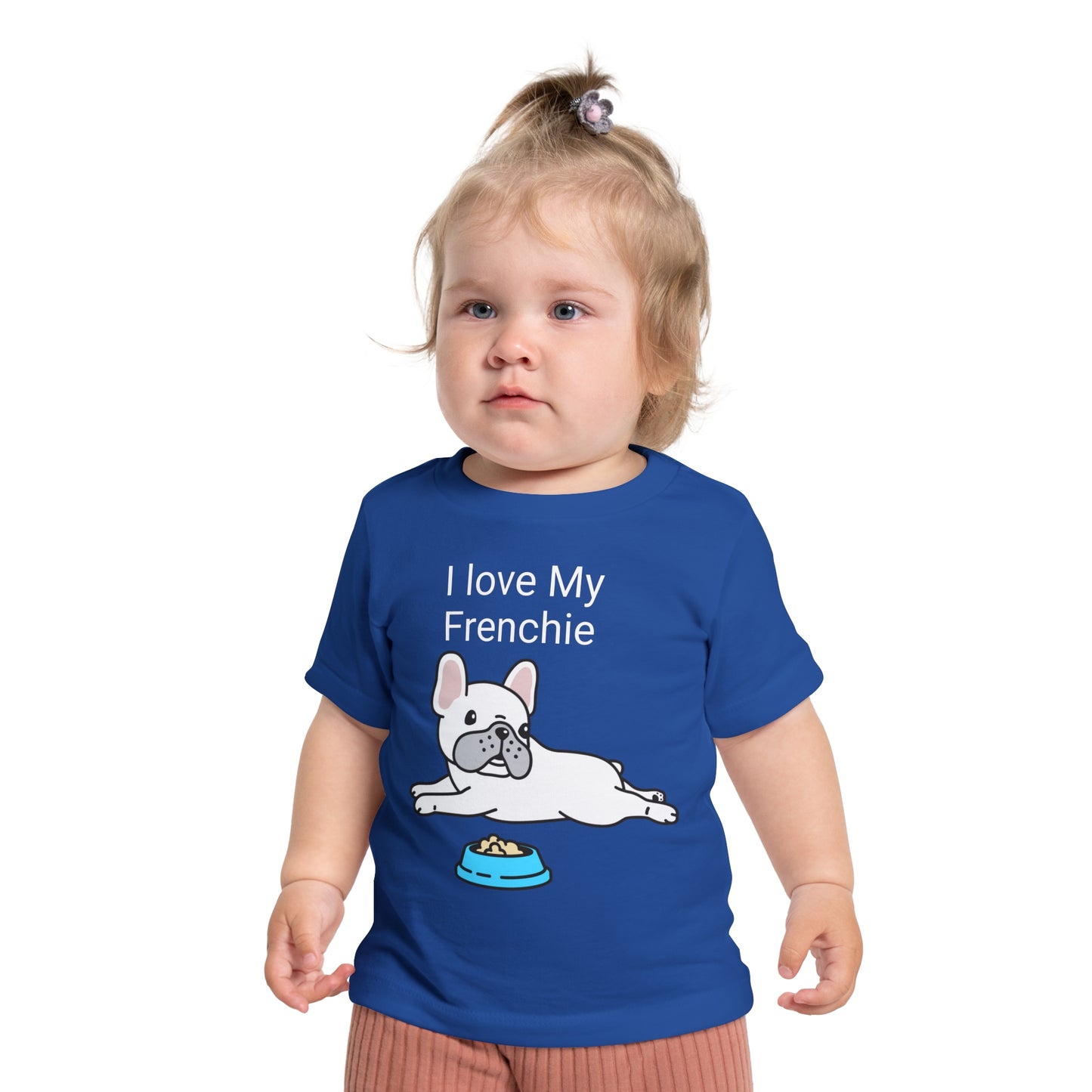 I Love my Frenchie. Baby Short Sleeve T-Shirt