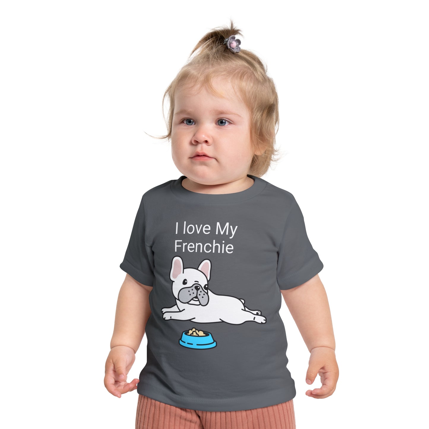 I Love my Frenchie. Baby Short Sleeve T-Shirt