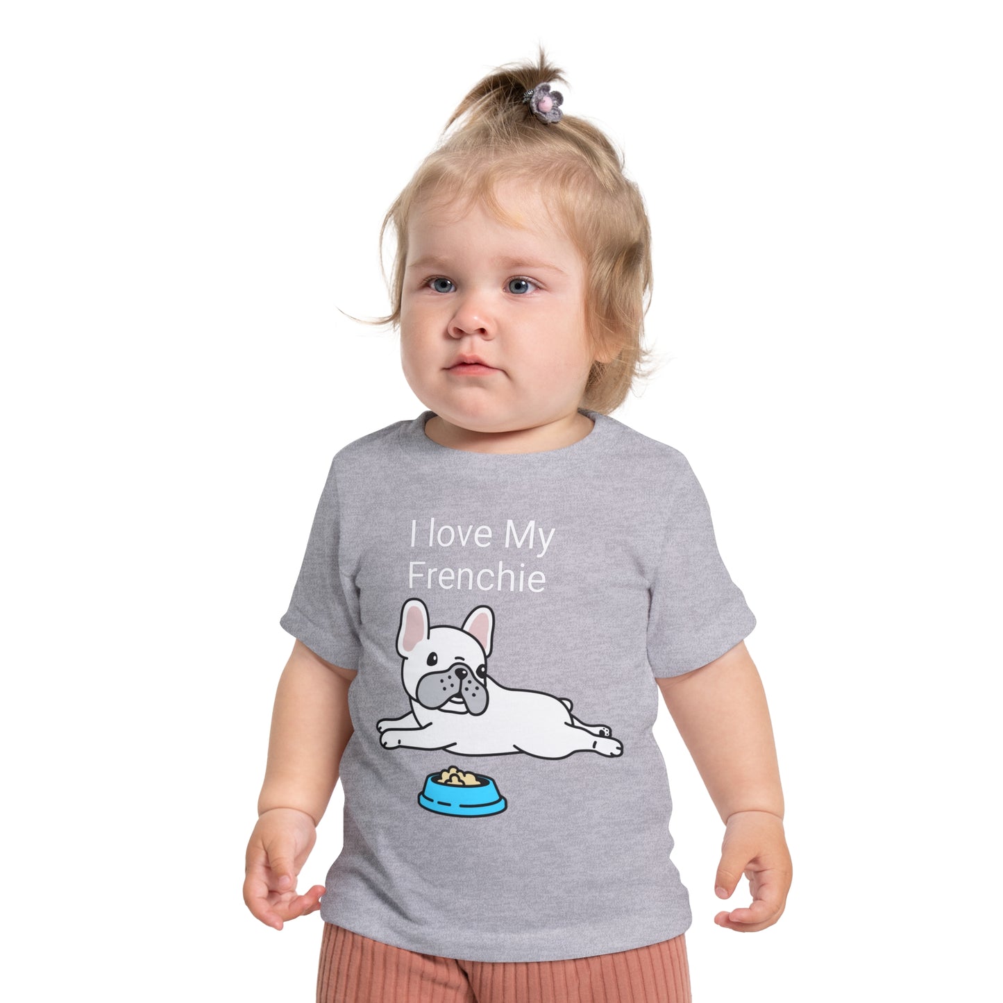 I Love my Frenchie. Baby Short Sleeve T-Shirt