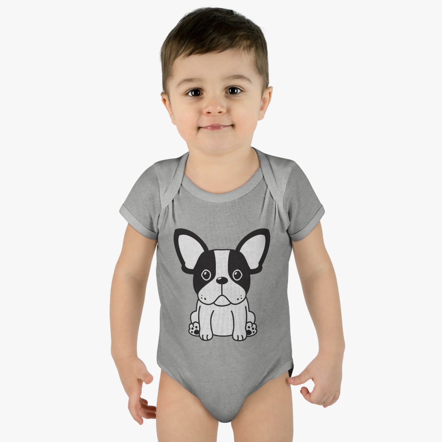 Frenchie lover Infant Baby Rib Bodysuit