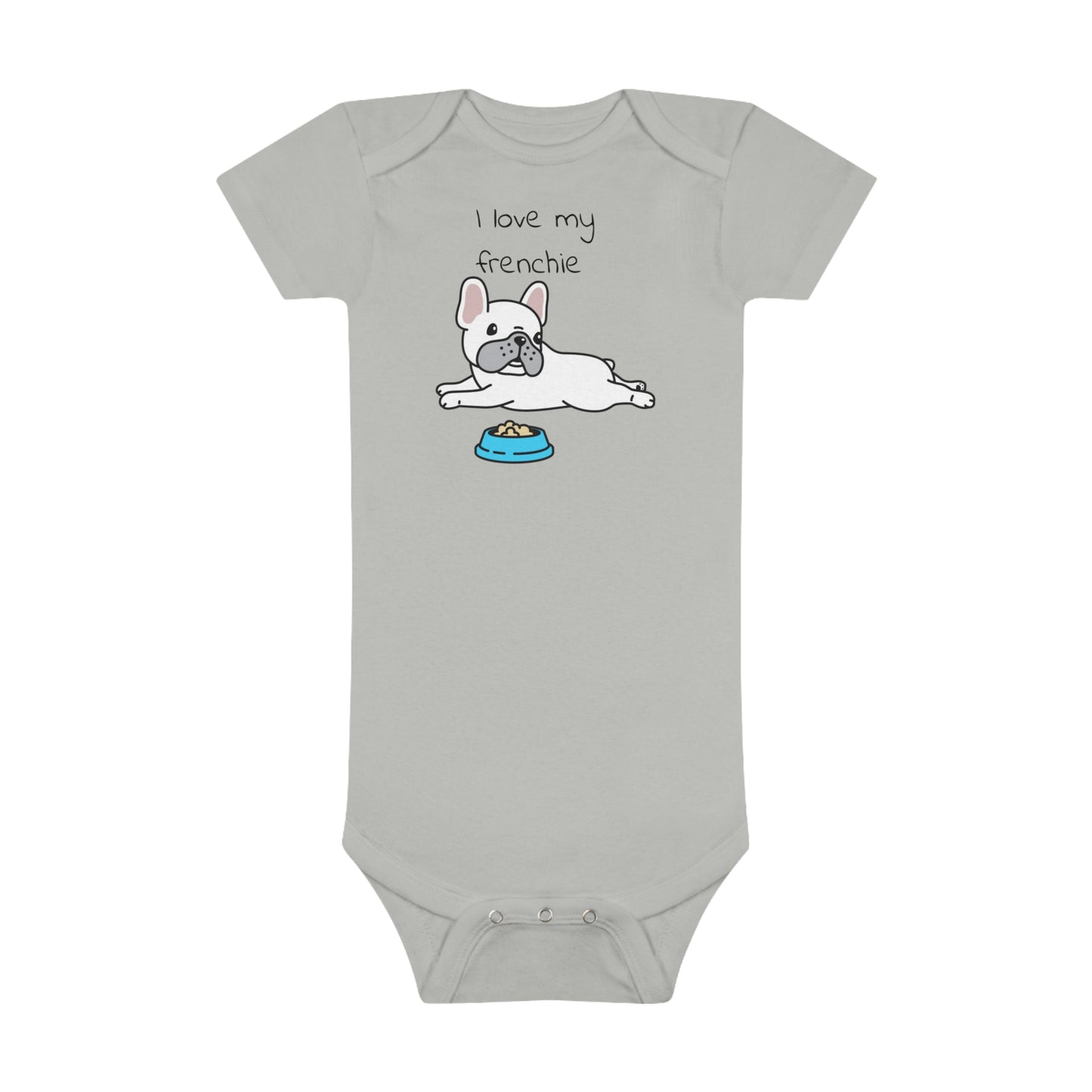 I Love my Frenchie Baby Short Sleeve Onesie®