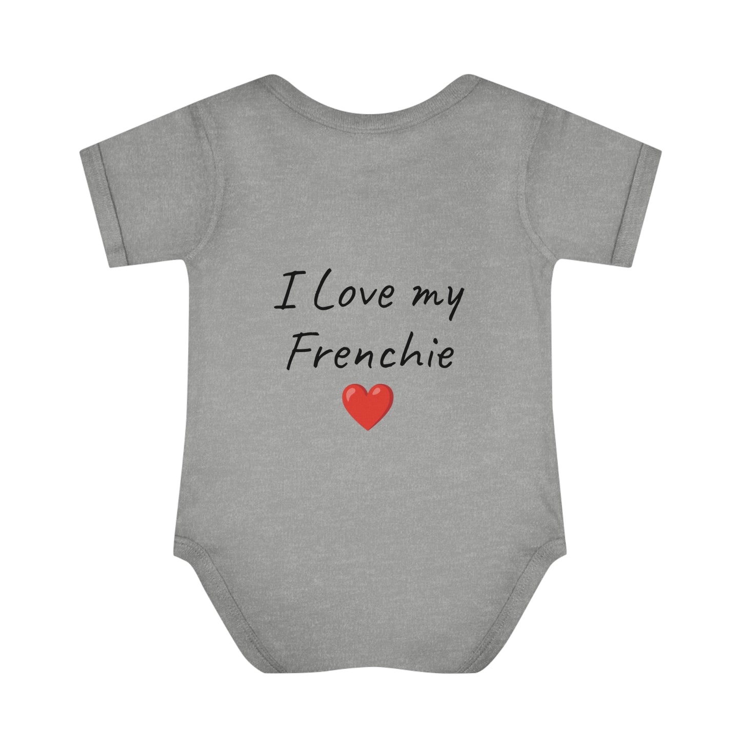 Frenchie lover Infant Baby Rib Bodysuit