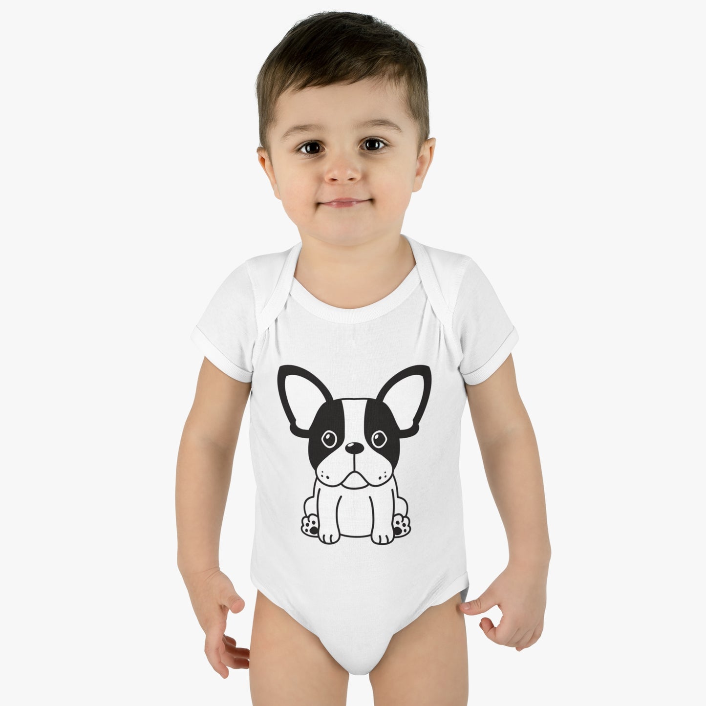 Frenchie lover Infant Baby Rib Bodysuit