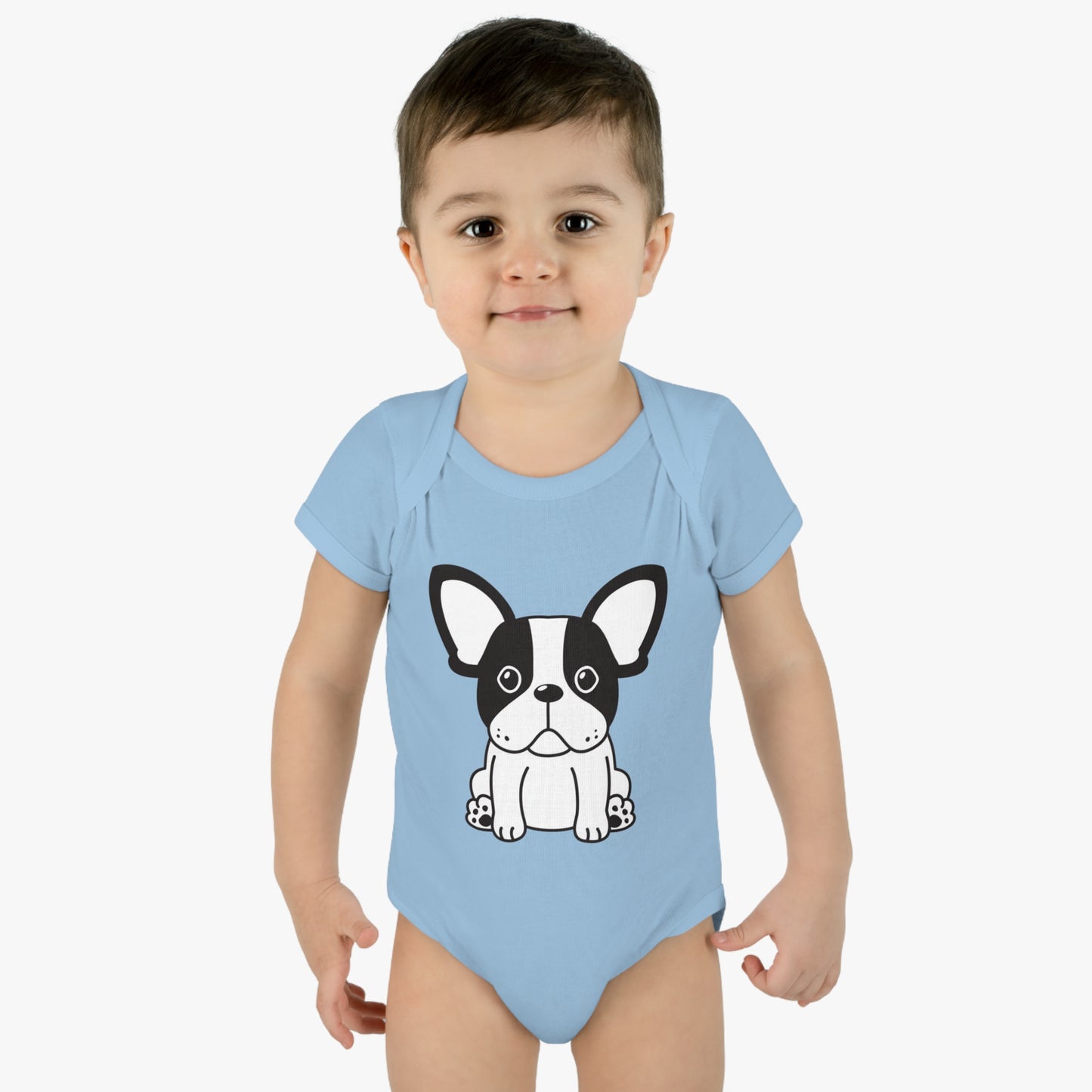 Frenchie lover Infant Baby Rib Bodysuit