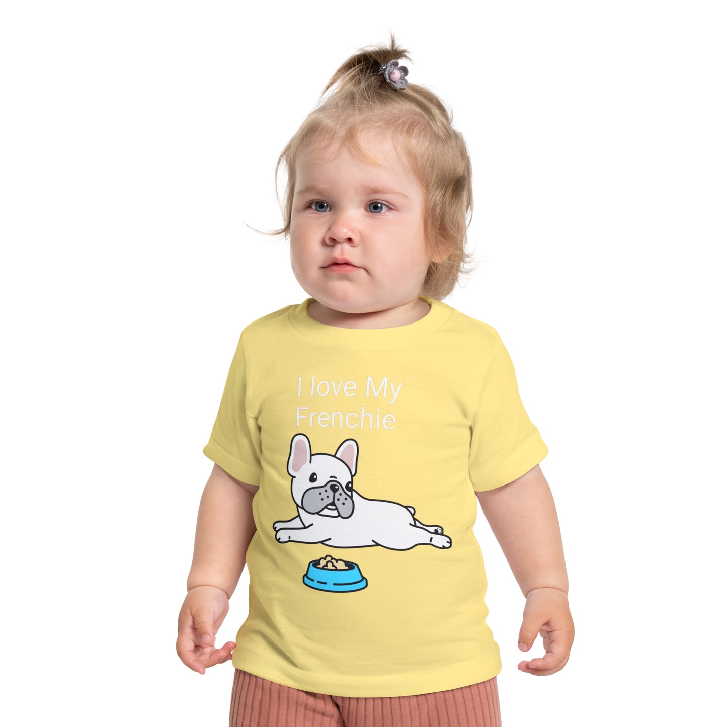 I Love my Frenchie. Baby Short Sleeve T-Shirt