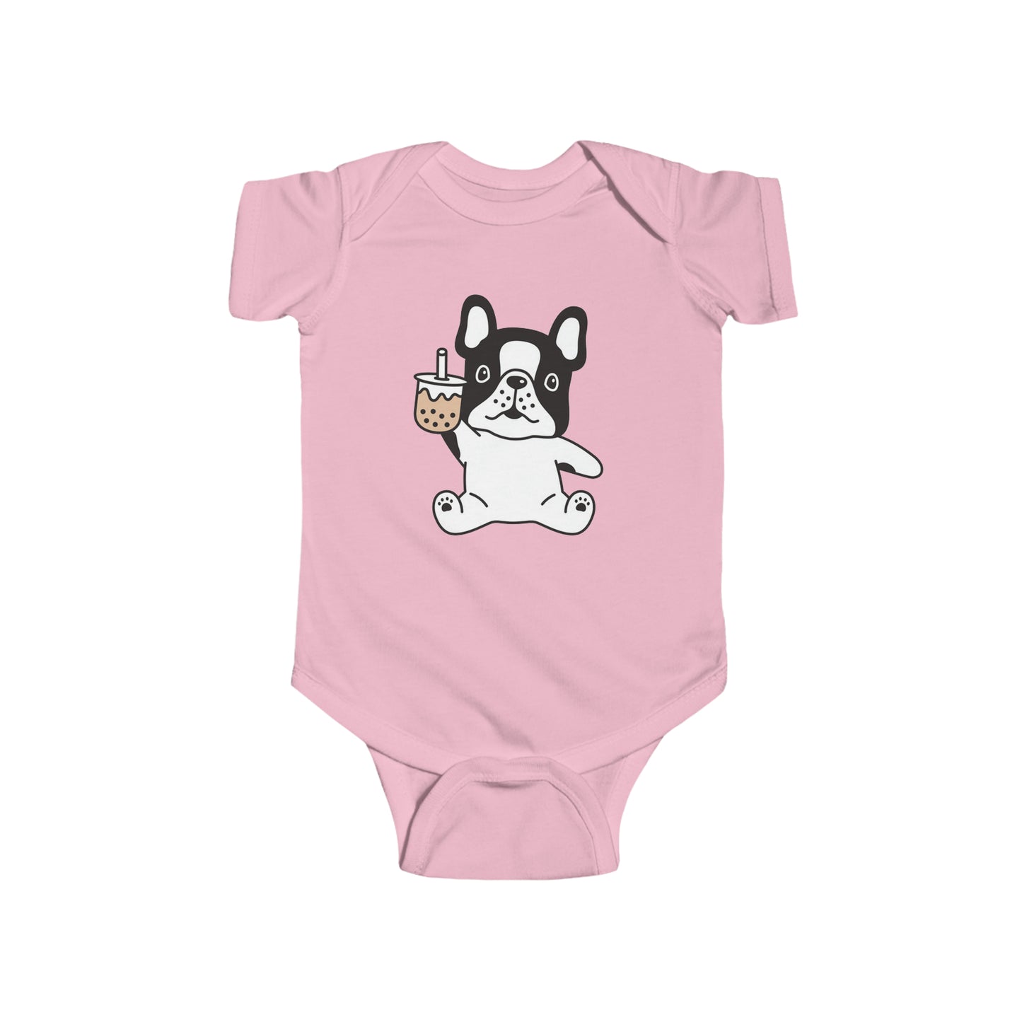 First Year of Frenchie Lover Infant Fine Jersey Bodysuit