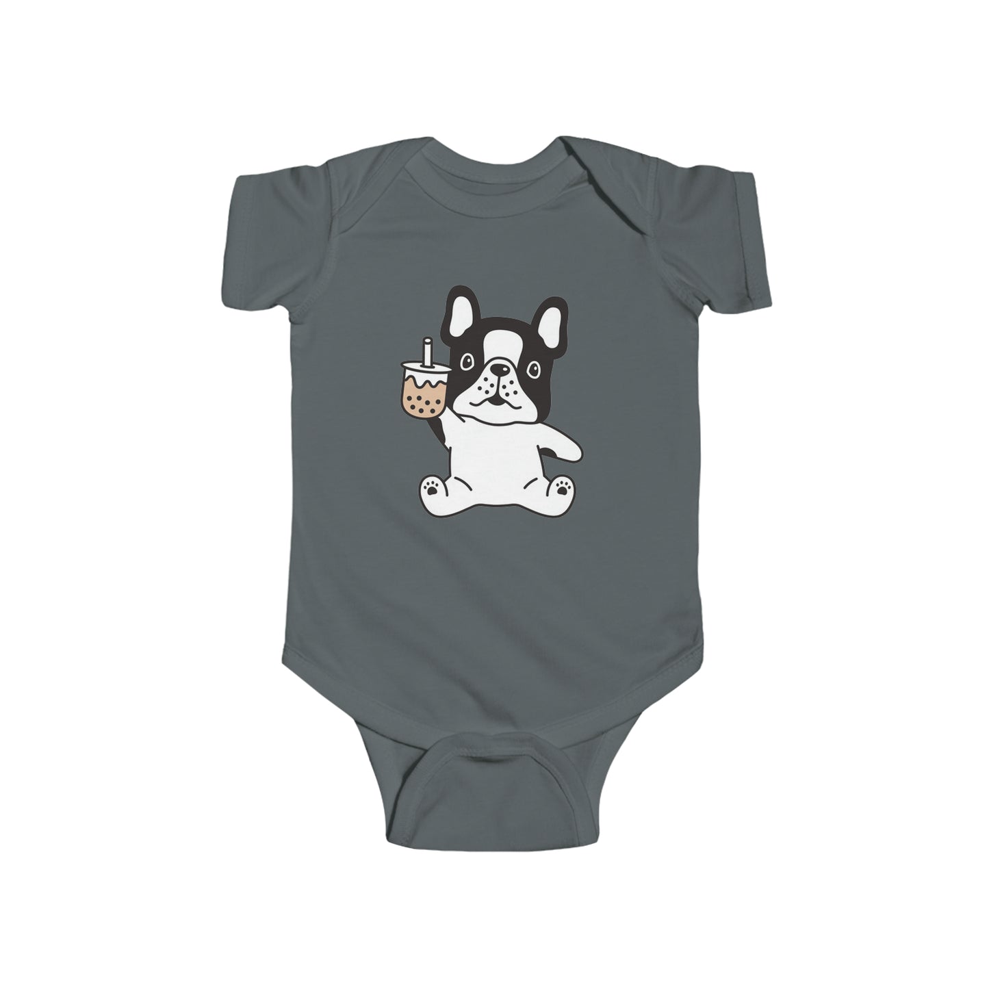 First Year of Frenchie Lover Infant Fine Jersey Bodysuit