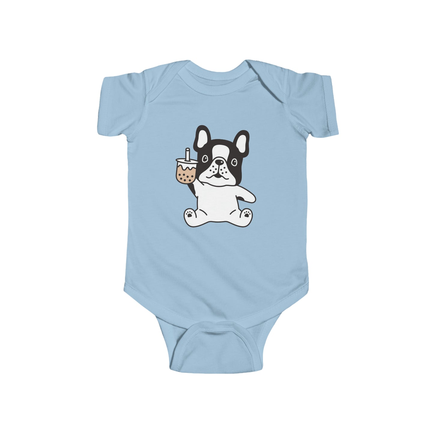 First Year of Frenchie Lover Infant Fine Jersey Bodysuit