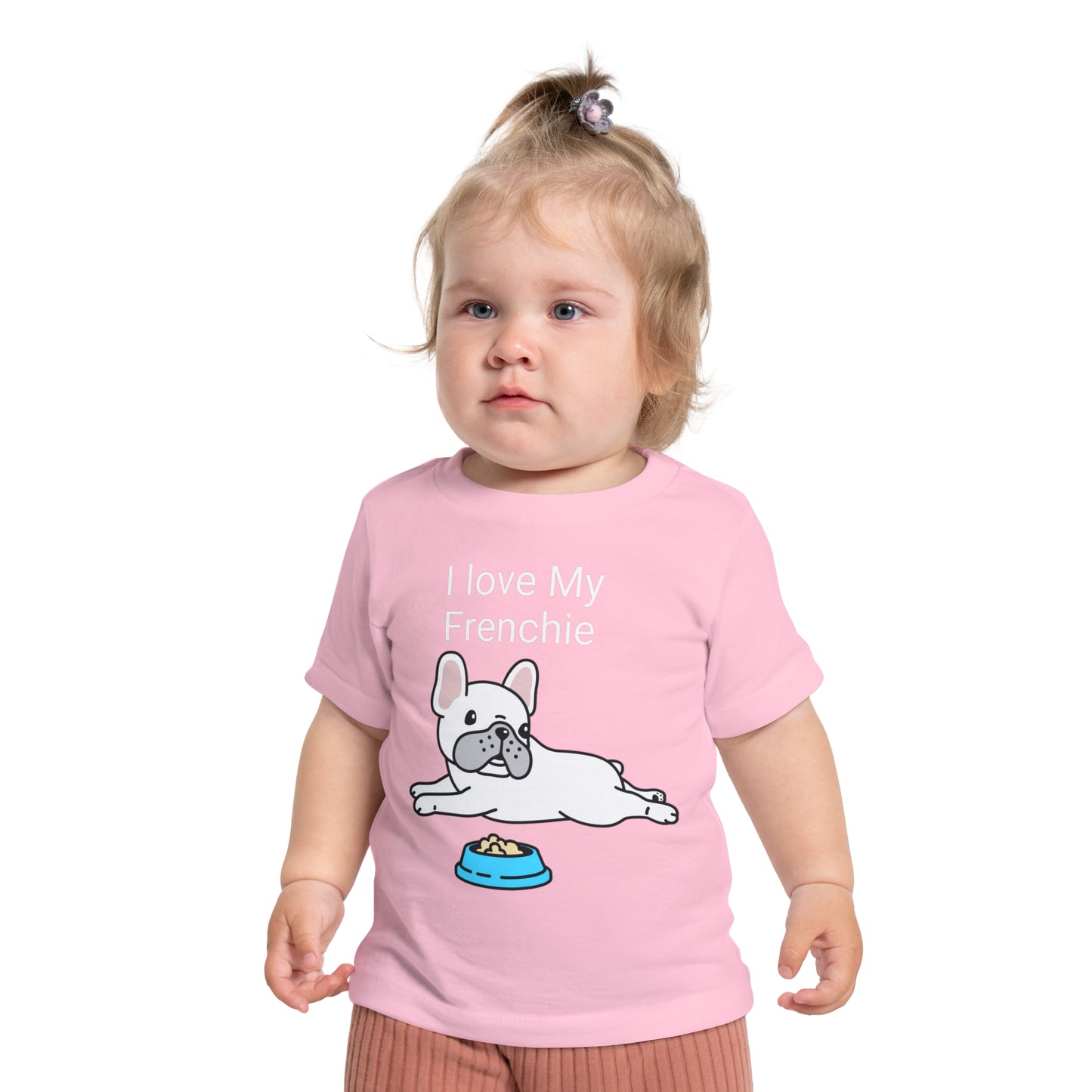 I Love my Frenchie. Baby Short Sleeve T-Shirt