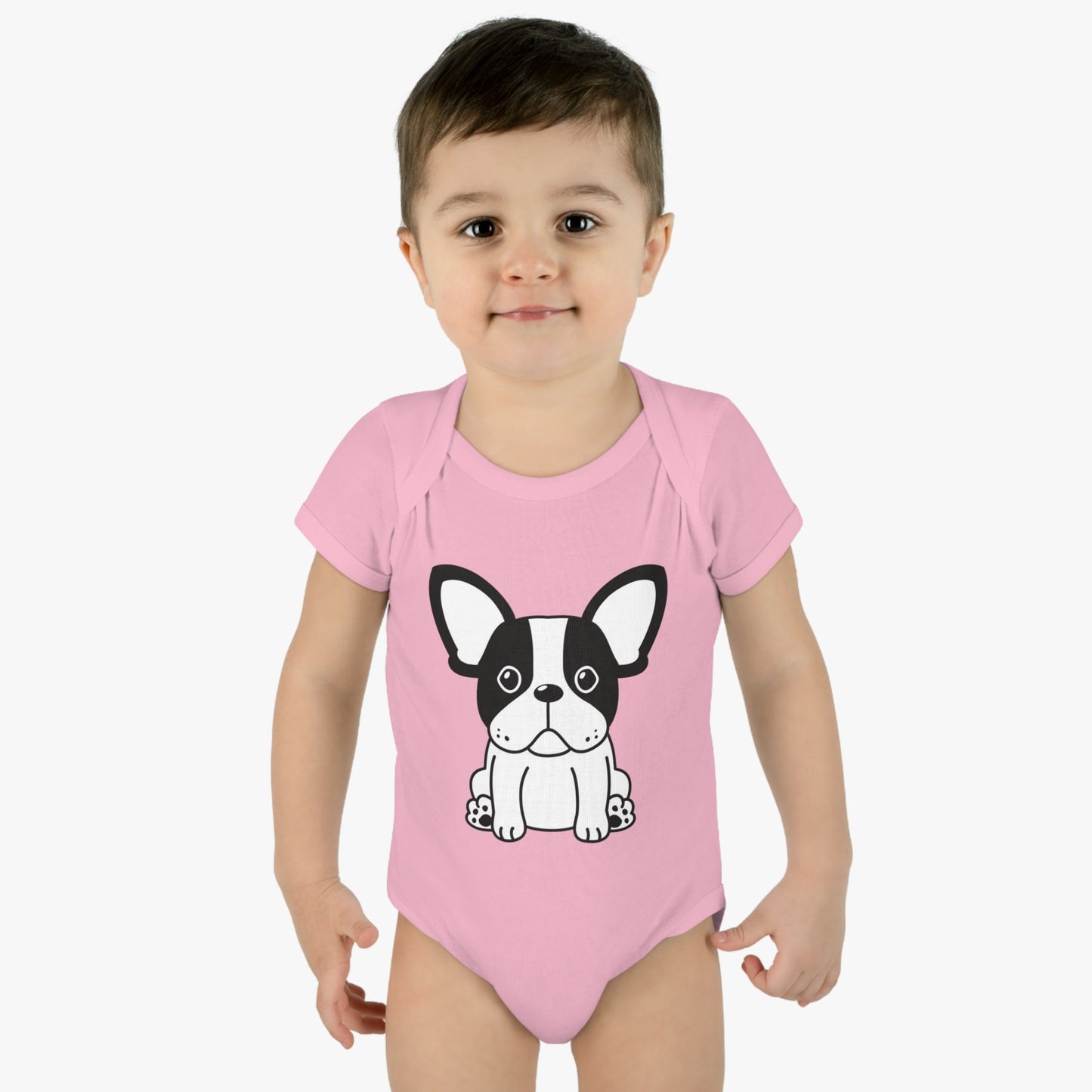 Frenchie lover Infant Baby Rib Bodysuit