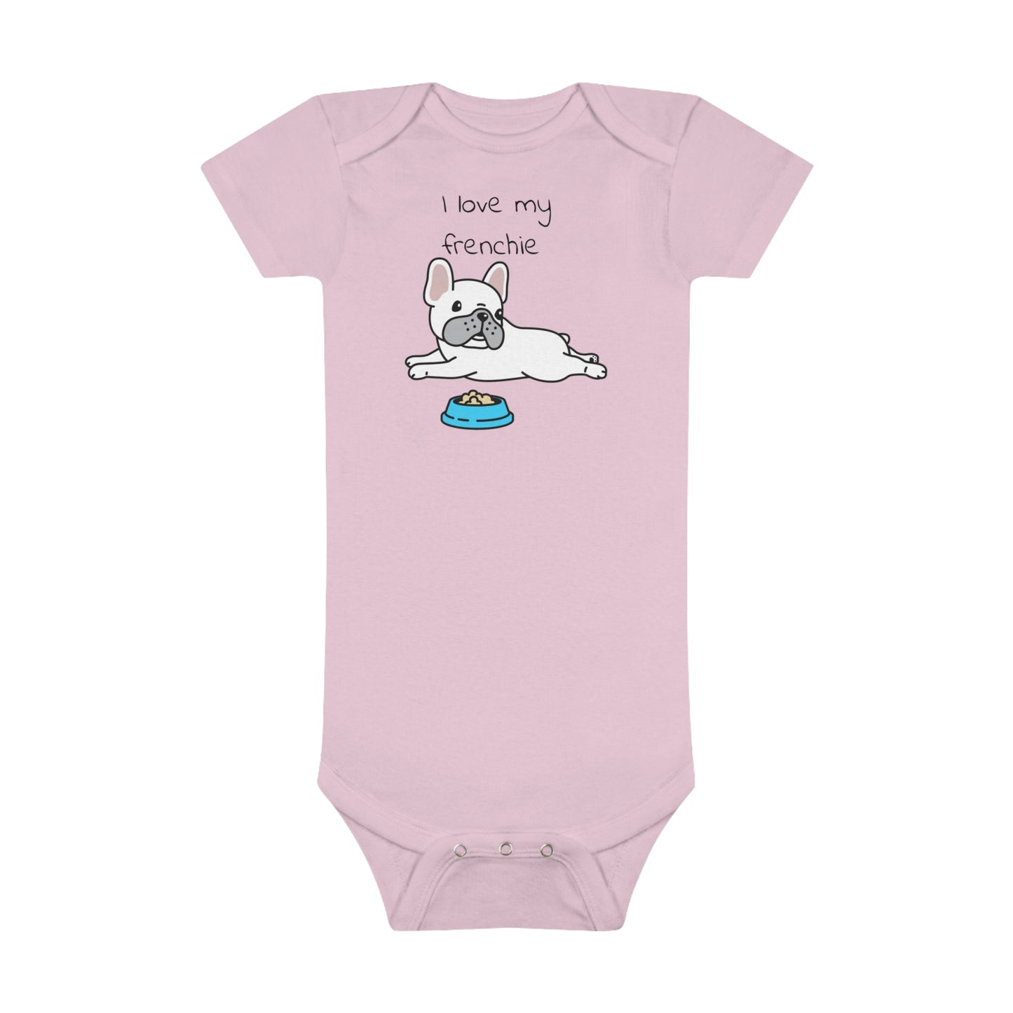 I Love my Frenchie Baby Short Sleeve Onesie®