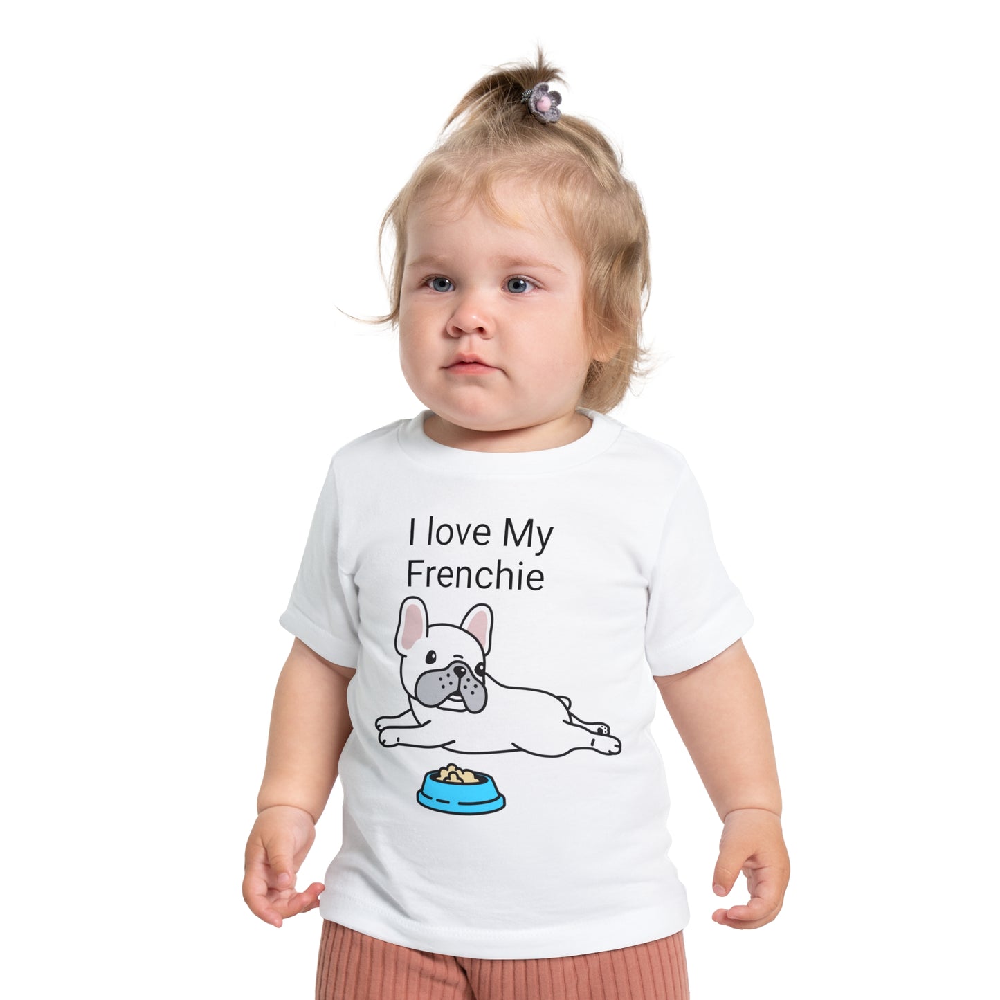 I Love my Frenchie. Baby Short Sleeve T-Shirt