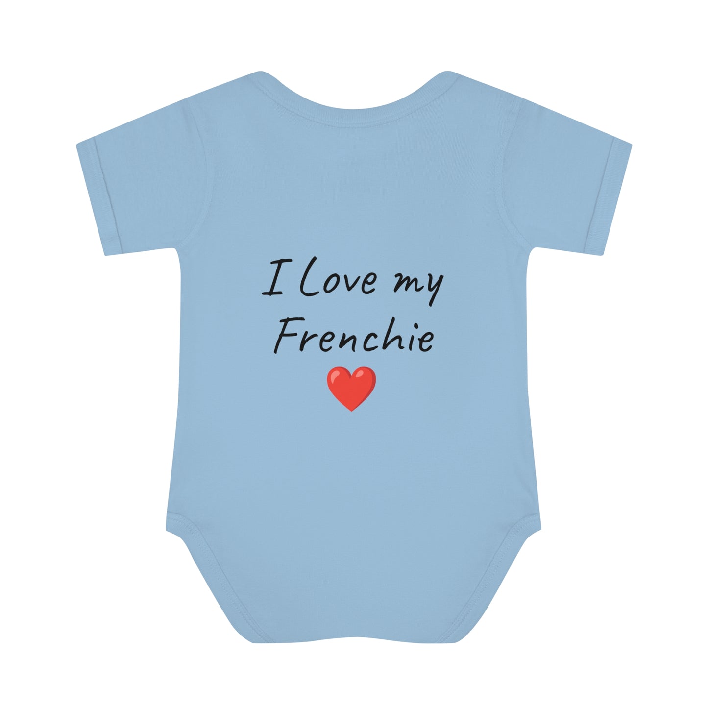 Frenchie lover Infant Baby Rib Bodysuit