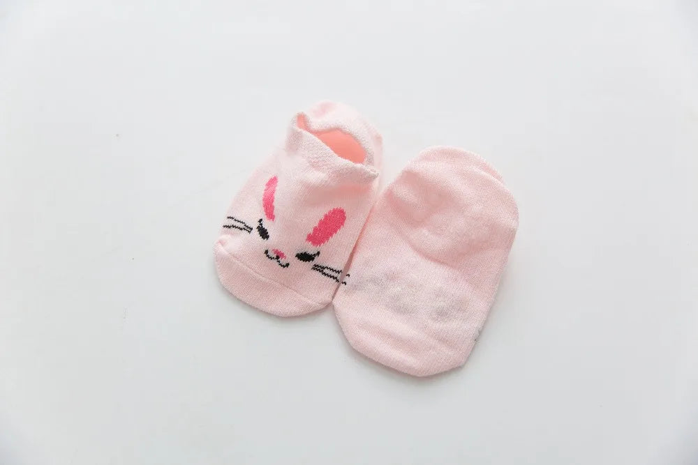 1 Pair Newborn Baby Cotton Winter Girls Boys Loop Pile Cartoon Kids Socks Soft Warm Anti-skid Home Floor Socks