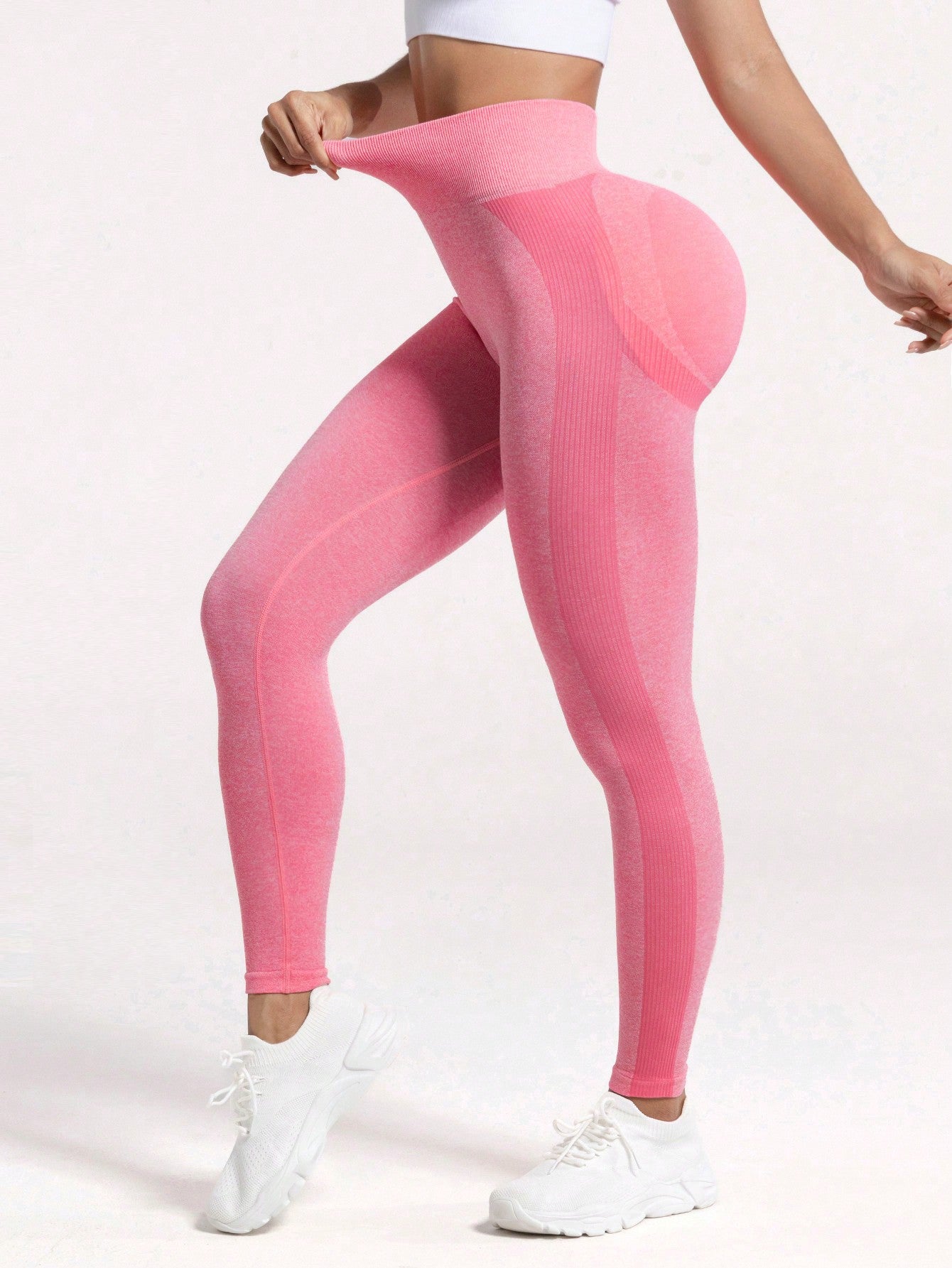 Basic Yoga Sport Leggings for Women in Solid Color